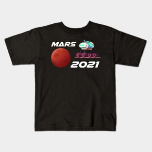 Mars 2021 Space Mission Space Kids T-Shirt